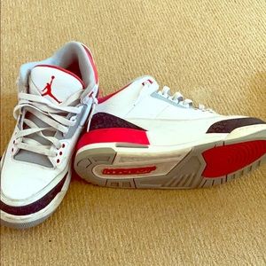 Jordan Retro 3 (Fire Red)